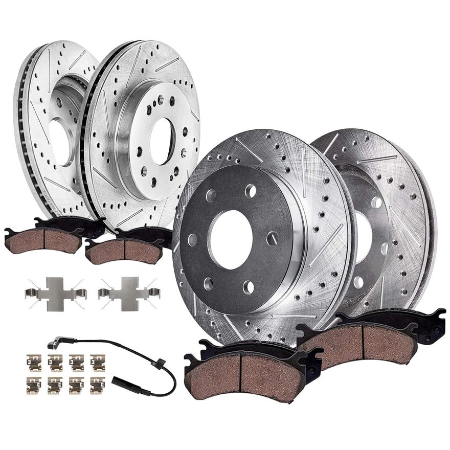 Main Image - Front Rear Rotors Brake Pads