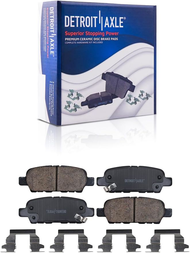 Rear Ceramic Brake Pad - P-1393 x2