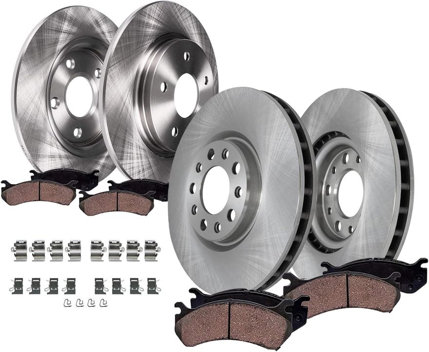 Main Image - Front Rear Rotors Brake Pads