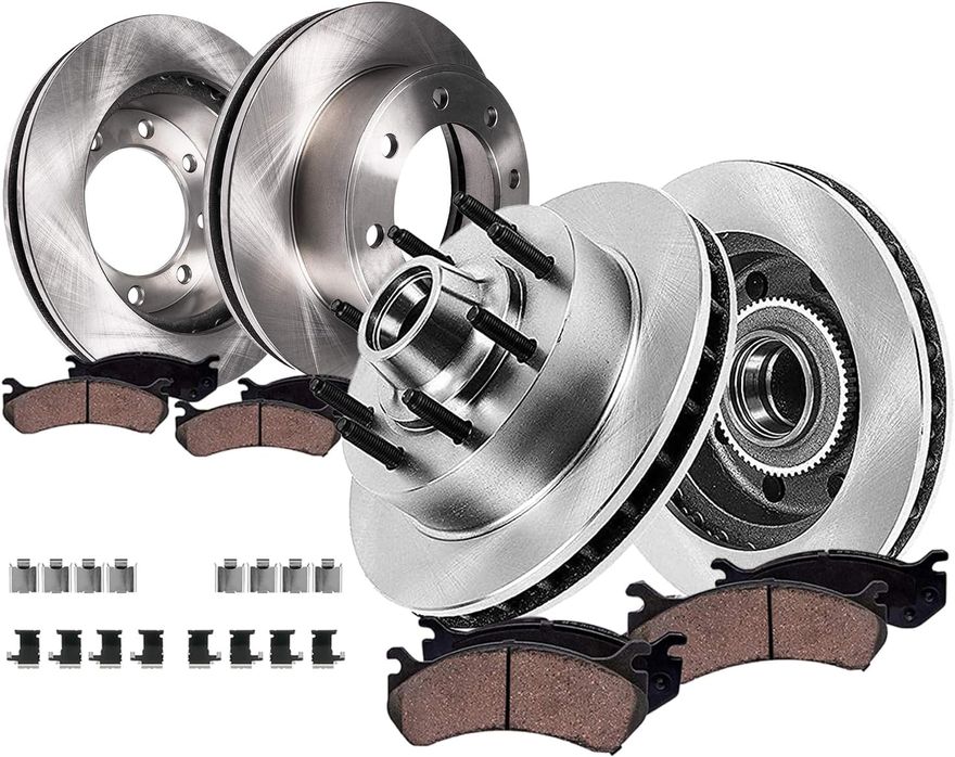 Main Image - Front & Rear Rotors Brake Pads