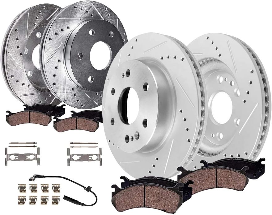 Main Image - Front Rear Rotors Brake Pads