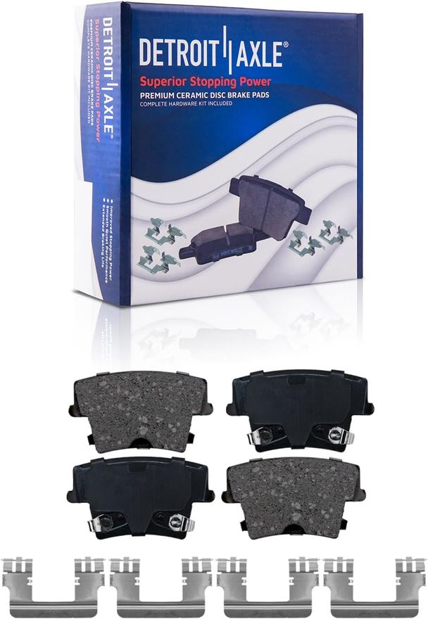 Rear Ceramic Brake Pad - P-1057 x2