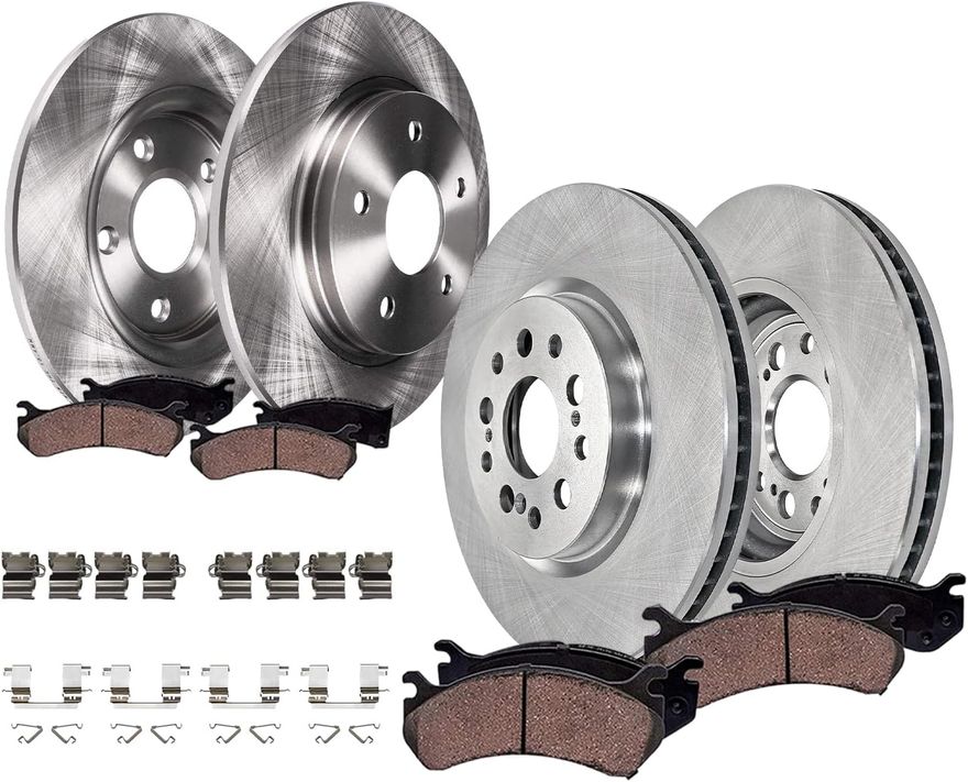 Main Image - Front Rear Rotors Brake Pads