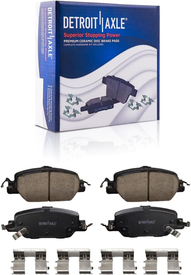 Rear Ceramic Brake Pad - P-2037 x2