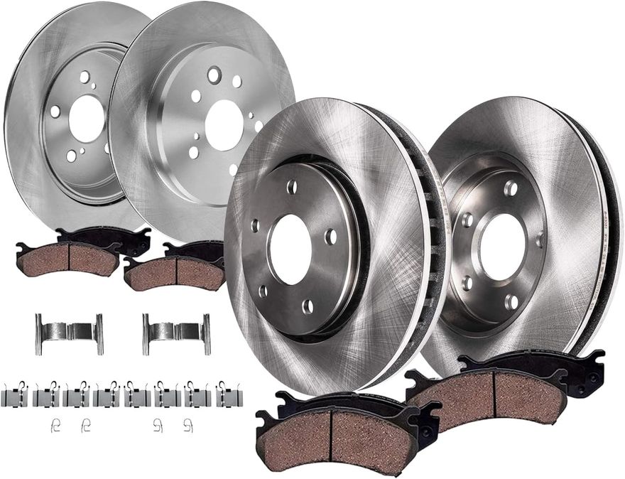 Main Image - Front Rear Rotors Brake Pads