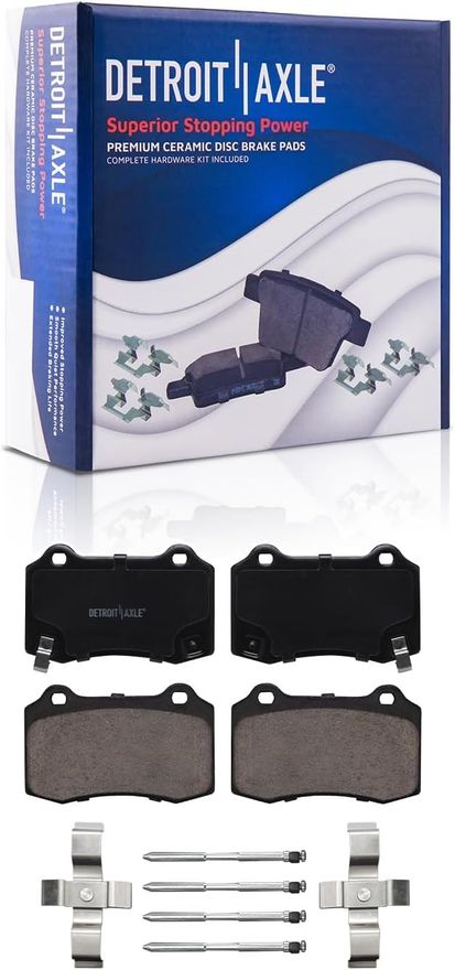 Rear Ceramic Brake Pad - P-1428 x2