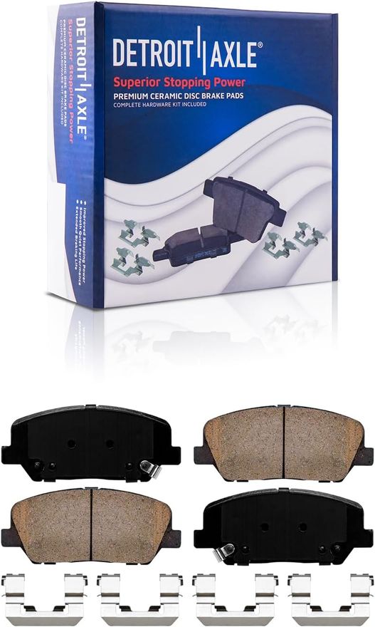 Hyundai Genesis Coupe Pc Front Rear Disc Rotors And Ceramic Brake Pads Kit