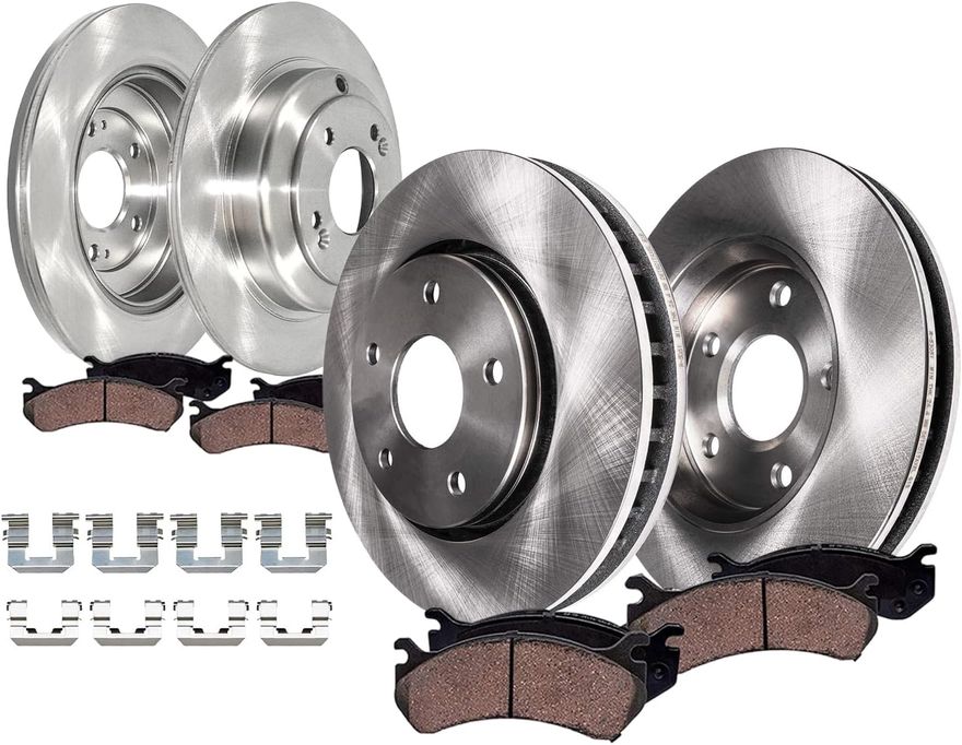 Main Image - Front Rear Rotors Brake Pads