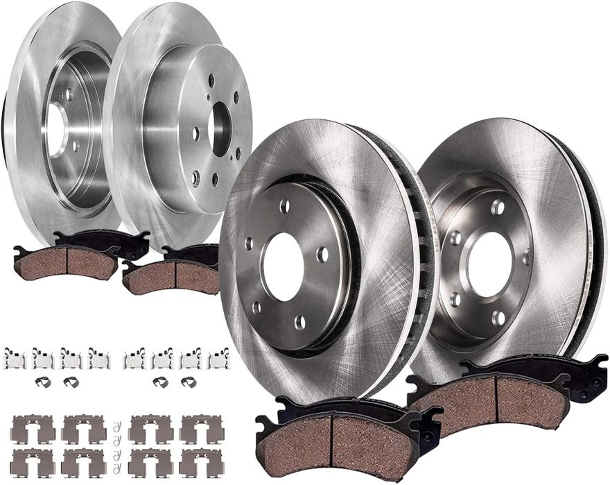 Main Image - Front Rear Rotors Brake Pads