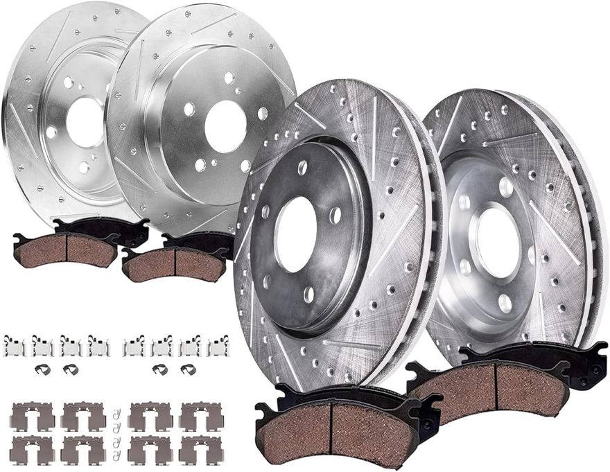 Main Image - Front Rear Rotors Brake Pads