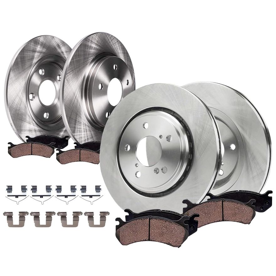 Main Image - Front Rear Rotors Brake Pads