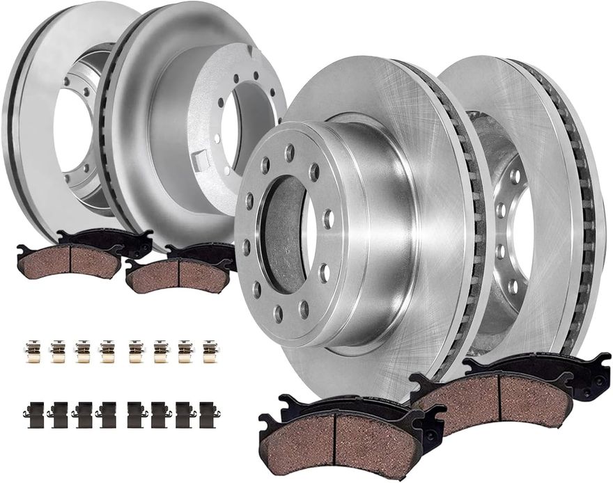 Main Image - Front Rear Rotors Brake Pads