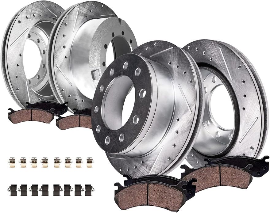 Main Image - Front Rear Rotors Brake Pads