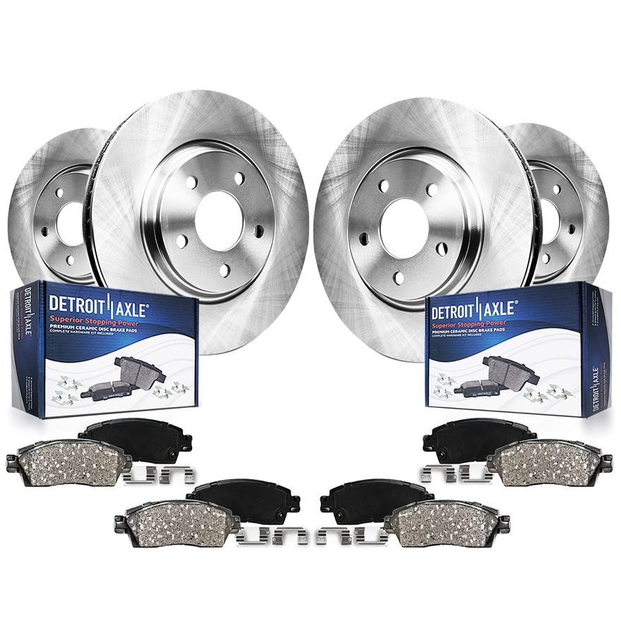 Main Image - Front Rear Rotors Brake Pads