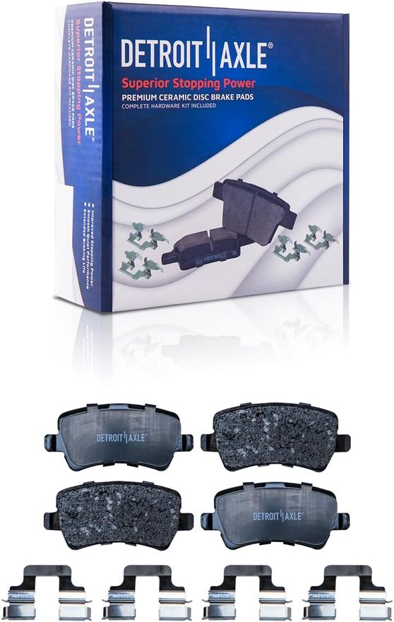 Rear Ceramic Brake Pad - P-1307 x2