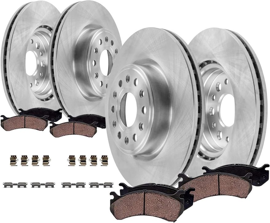 Main Image - Front Rear Rotors Brake Pads