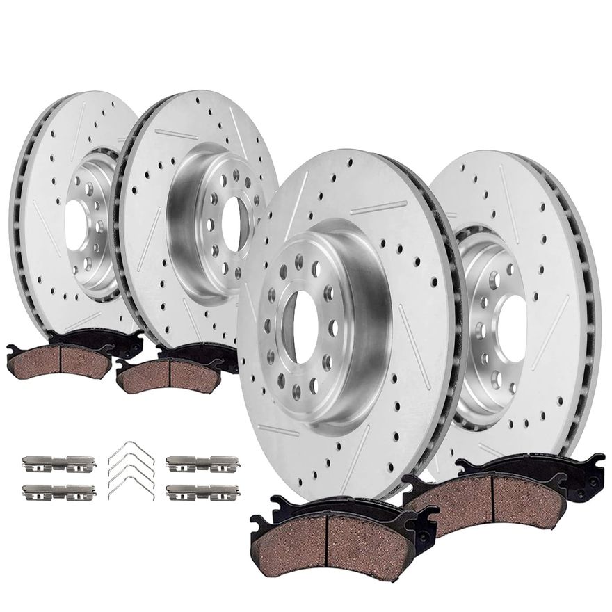 Main Image - Front Rear Rotors Brake Pads