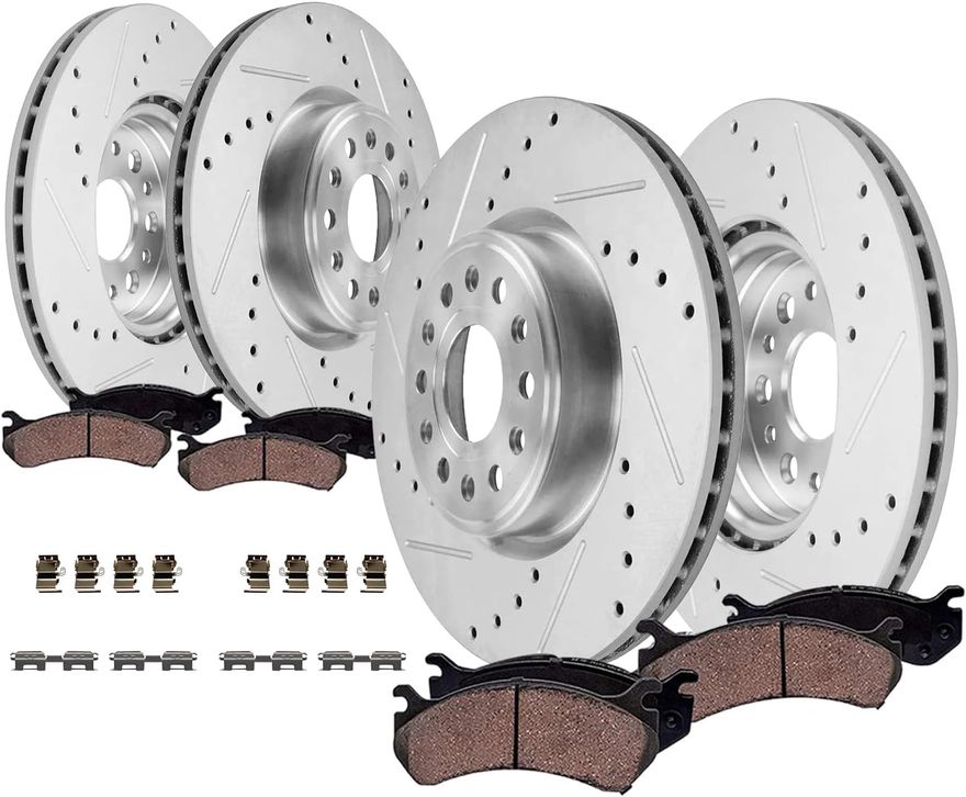 Main Image - Front Rear Rotors Brake Pads