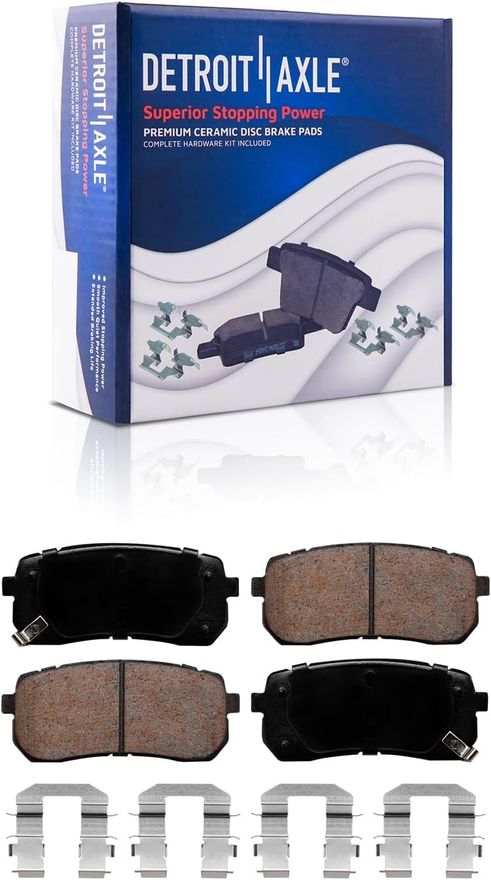 Rear Ceramic Brake Pad - P-1302 x2
