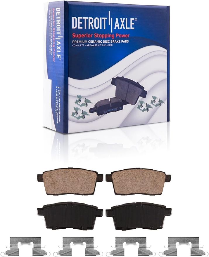 Rear Ceramic Brake Pad - P-1259 x2