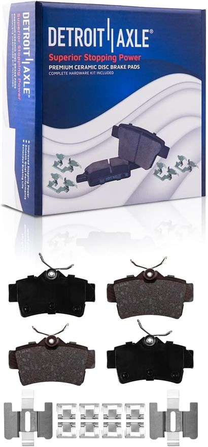 Rear Ceramic Brake Pad - P-627 x2