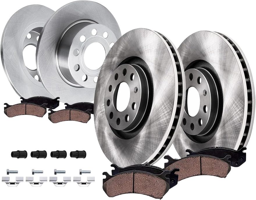 Main Image - Front Rear Rotors Brake Pads
