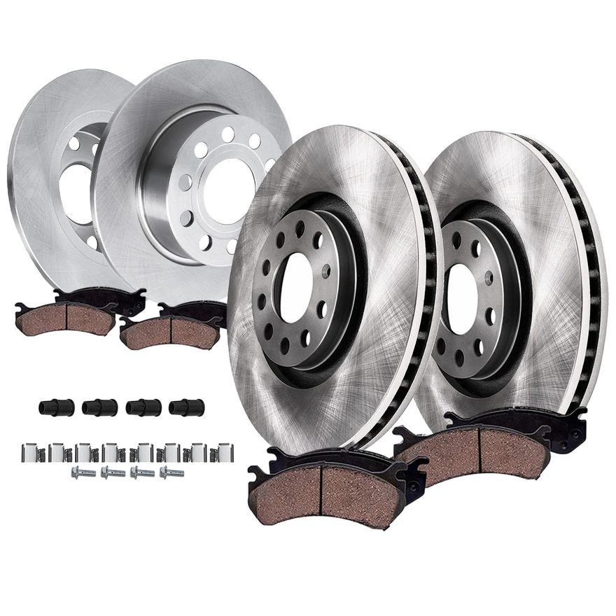 Main Image - Front Rear Rotors Brake Pads