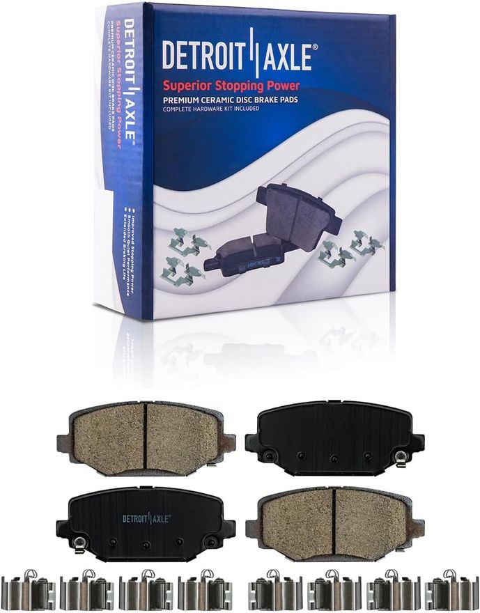 Rear Ceramic Brake Pad - P-1596 x2