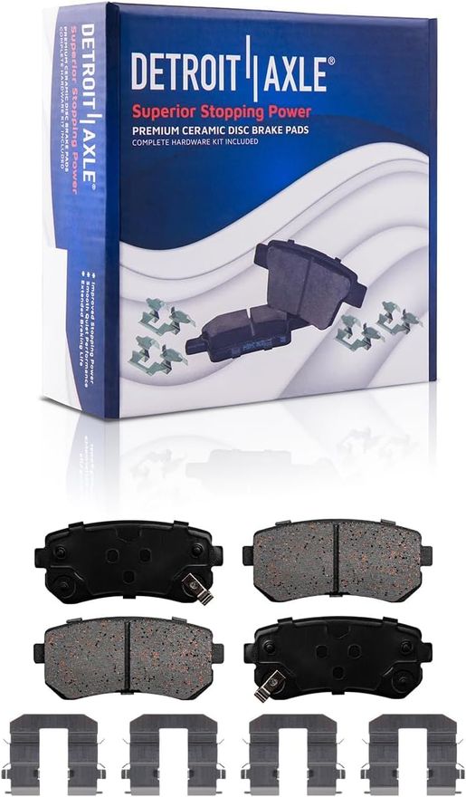 Rear Ceramic Brake Pad - P-1157 x2