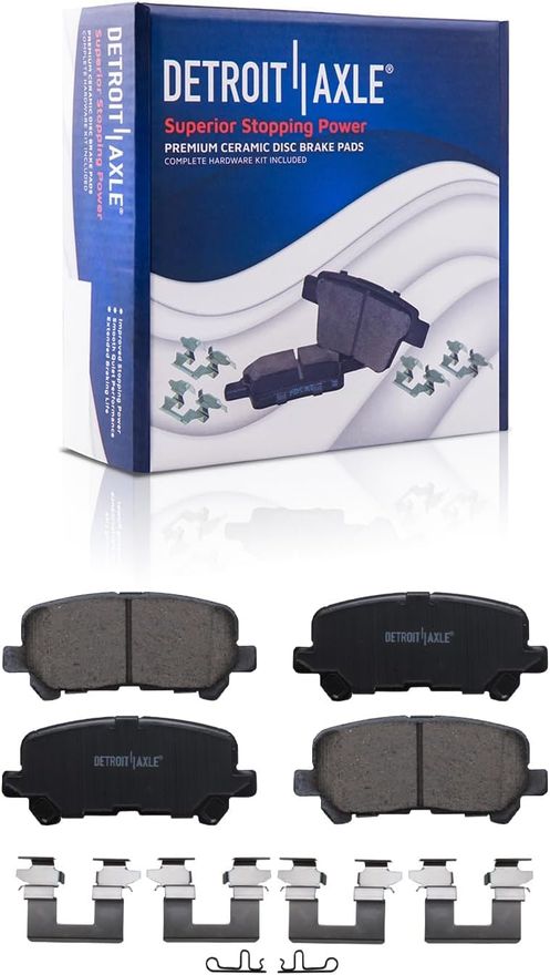 Rear Ceramic Brake Pad - P-1281 x2