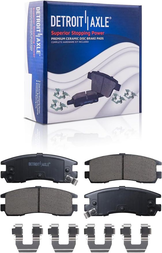 Rear Ceramic Brake Pad - P-698 x2