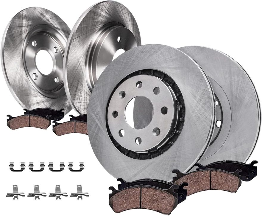 Main Image - Front Rear Rotors Brake Pads