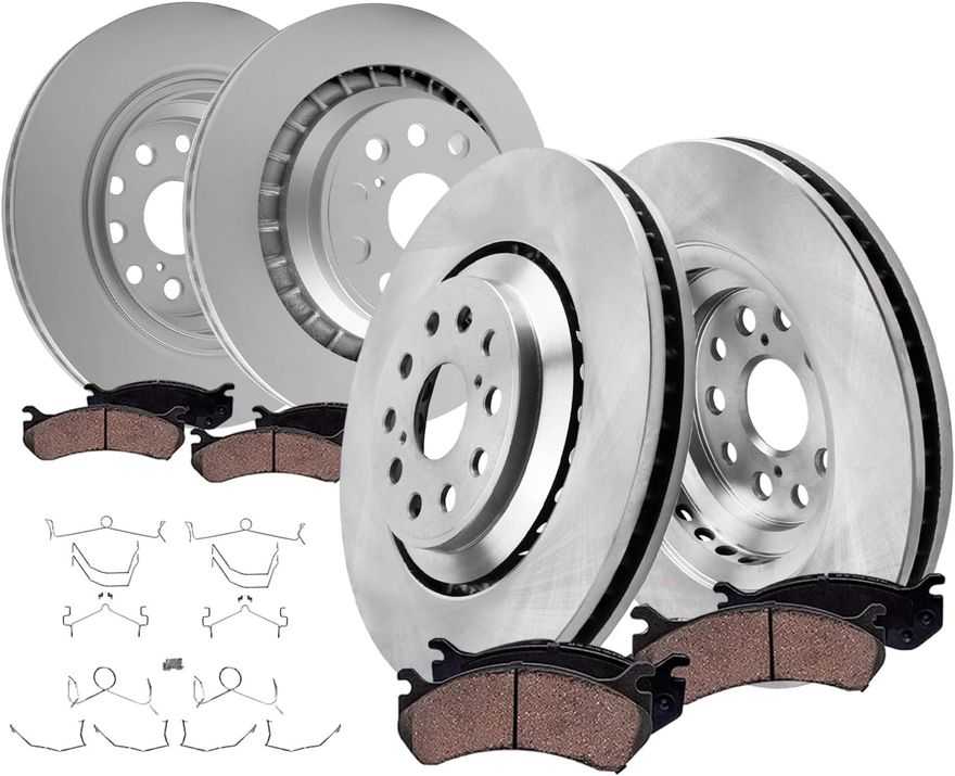 Main Image - Front Rear Rotors Brake Pads