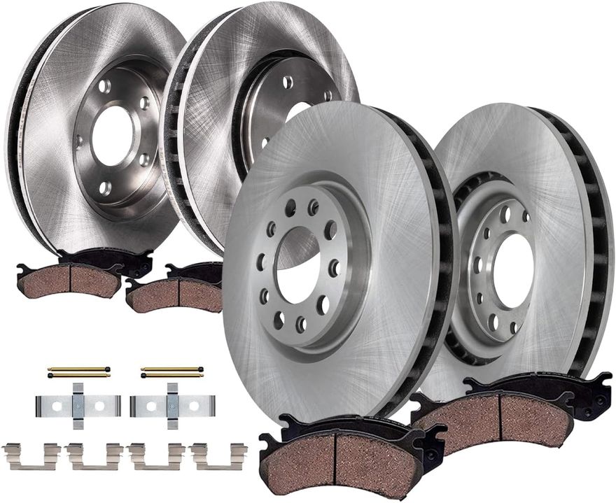 Main Image - Front Rear Rotors Brake Pads