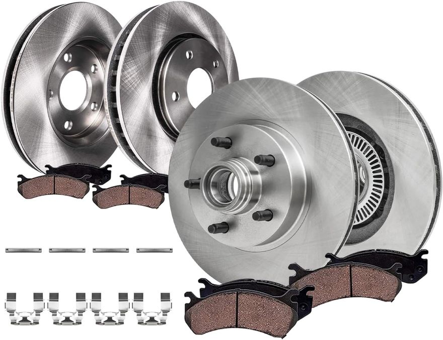 Main Image - Front Rear Rotors Brake Pads
