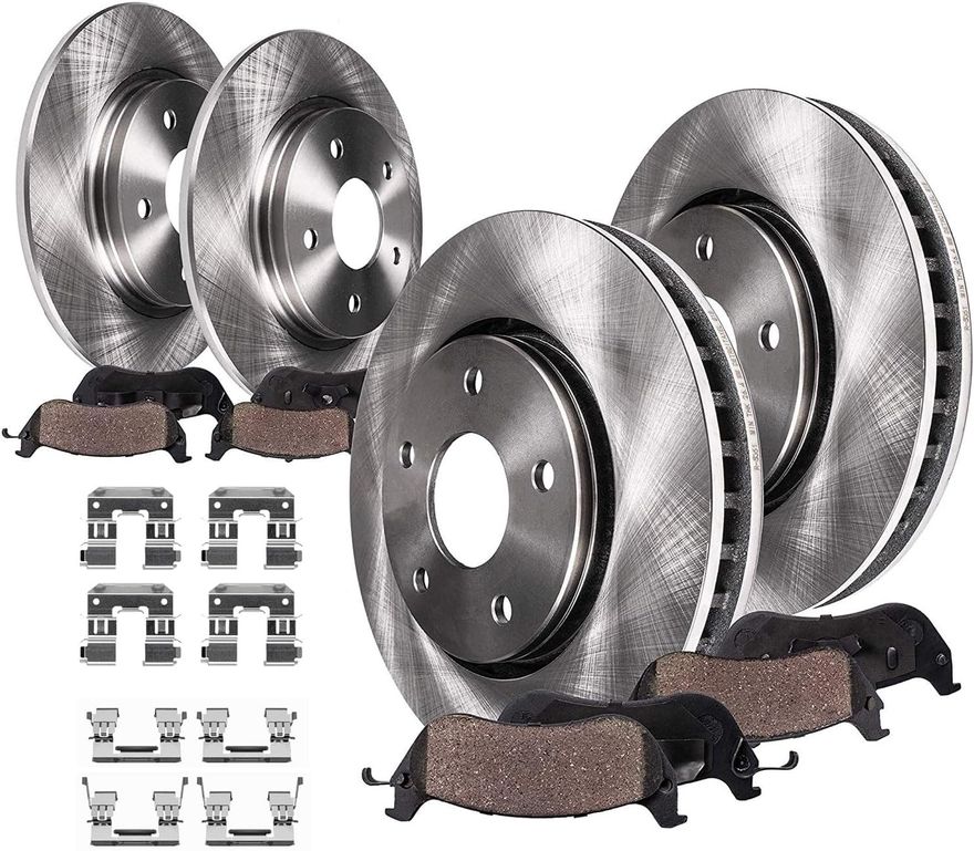 Main Image - Front Rear Rotors Brake Pads