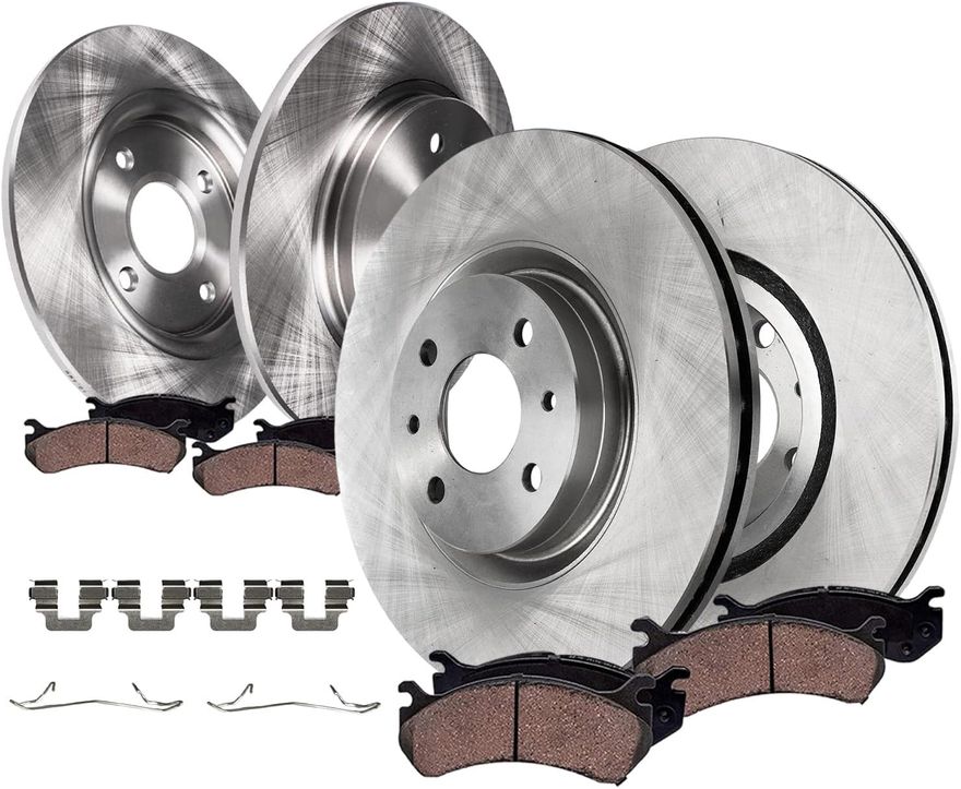 Main Image - Front Rear Rotors Brake Pads