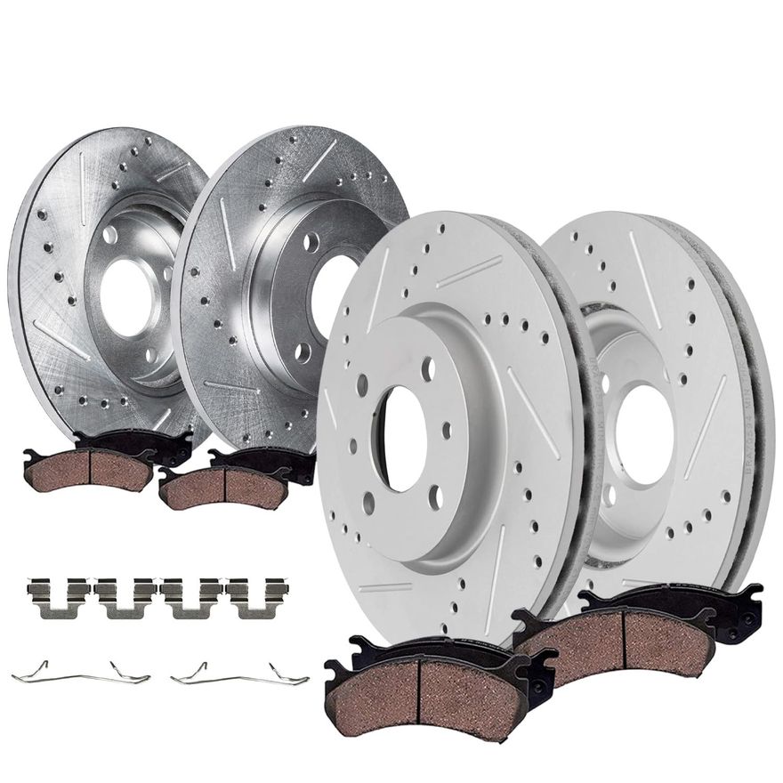 Main Image - Front Rear Rotors Brake Pads