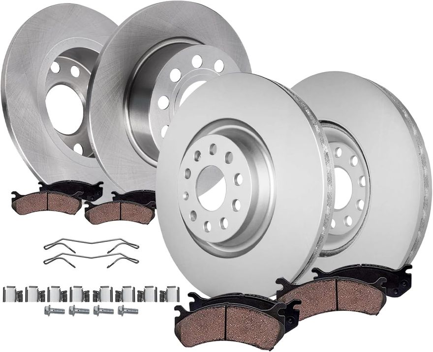 Main Image - Front Rear Rotors Brake Pads