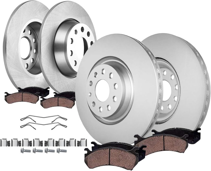 Main Image - Front Rear Rotors Brake Pads