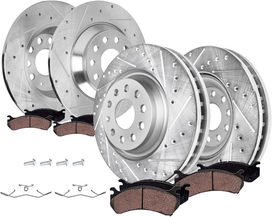 Main Image - Front Rear Rotors Brake Pads