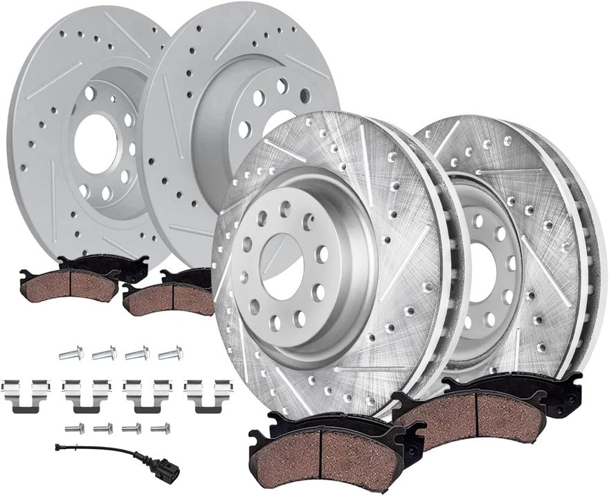 Main Image - Front Rear Rotors Brake Pads