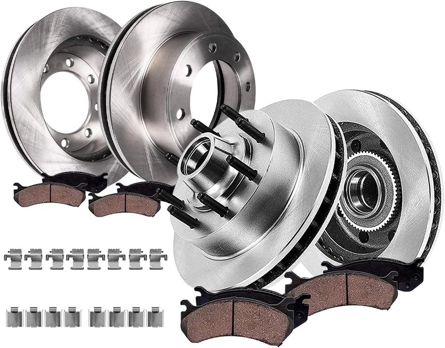 Main Image - Front Rear Rotors Brake Pads