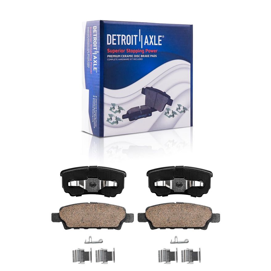 Rear Ceramic Brake Pads - P-1037 x2
