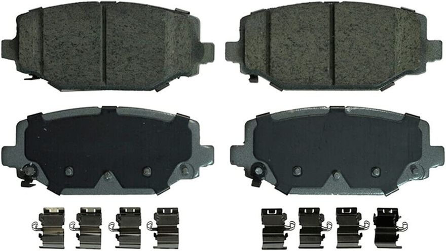 Rear Ceramic Brake Pads - P-1596 x2