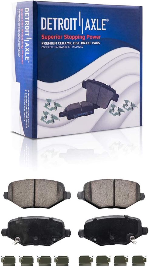 Rear Ceramic Brake Pads - P-1719 x2