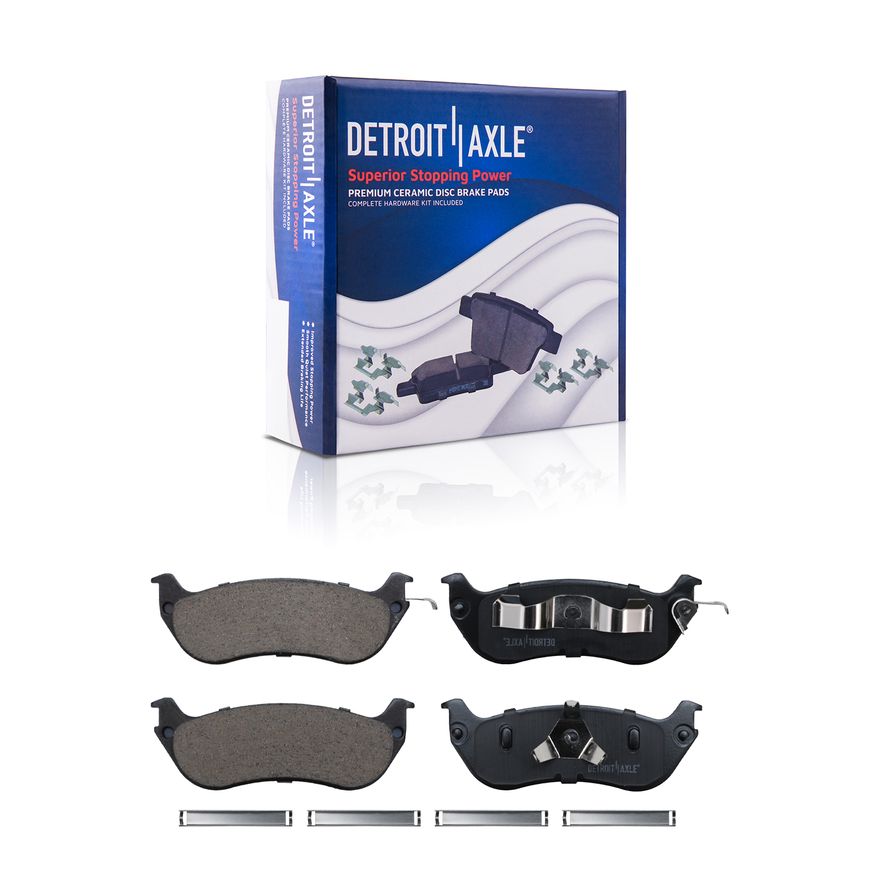 Rear Ceramic Brake Pad - P-674 x2