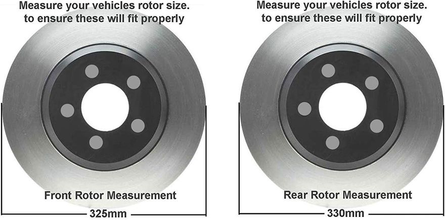 thumbnail image 2 of Detroit Axle 12pc Brake Kit: Front & Rear Rotors, Ceramic Pads & Wheel Hub Bearings For Ford Explorer 2 of 6