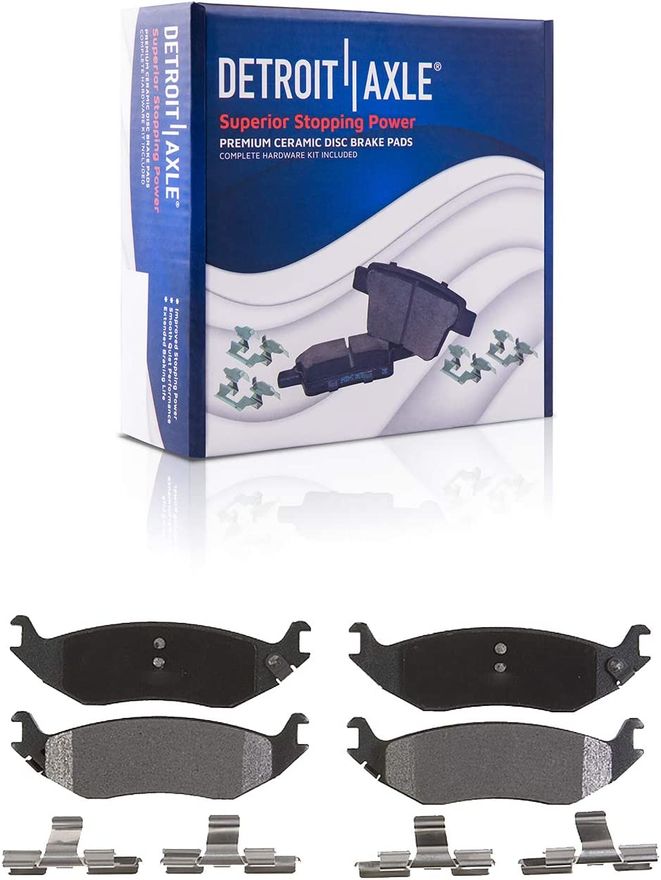 Rear Ceramic Brake Pads - P-898 x2