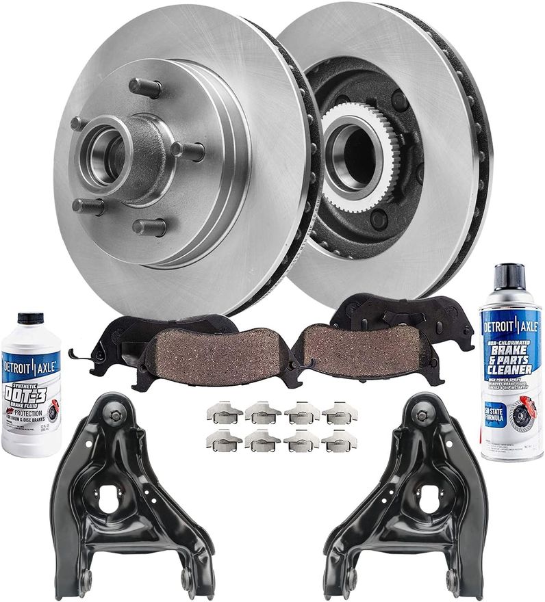 Main Image - Front Disc Rotors Brake Pads